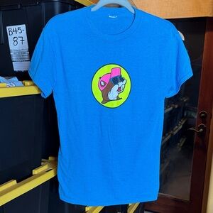 Buccees Shirt Unisex Blue Neon Pink Another Day In Paradise Texas Size Medium
